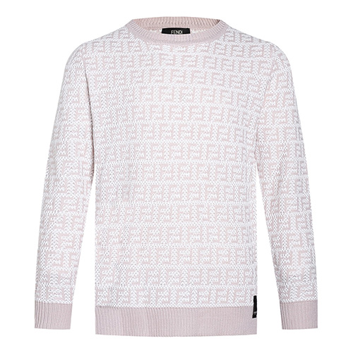 [홍콩명품,FENDI] 펜디 25SS 로고 FF패턴 캐시미어 니트 스웨터 (핑크), BM21493, JU, 명품레플리카,미러급,온라인쇼핑몰사이트