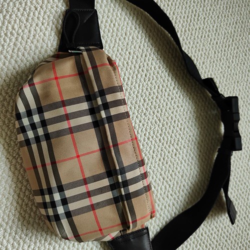 [홍콩명품.Burberry] 버버리 25SS 로고 체크패턴 벨트백 힙색 (베이지), BGM4891, JL, 홍콩명품가방,명품쇼핑몰,크로스백,핸드백,구매대행