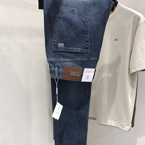 [홍콩명품.Brunello Cucinelli ] 브루넬로 쿠치넬리 25SS 로고 데님 팬츠 진 청바지, BM21559, JQ, 명품레플리카,미러급,온라인쇼핑몰사이트