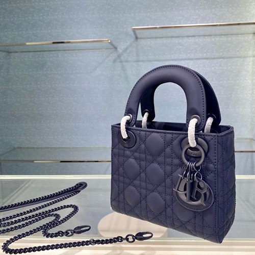 [홍콩명품,Christian Dior] 디올 25SS 로고 LADY 레더 가죽 미니백 (블루), BGM4981, 홍콩명품가방,명품쇼핑몰,크로스백,핸드백,구매대행