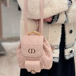 [가격문의][홍콩명품,Christian Dior] 디올 25SS 로고 CARO 스몰 백팩 (핑크), BGM5007, 홍콩명품가방,명품쇼핑몰,크로스백,핸드백,구매대행