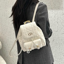 [가격문의][홍콩명품,Christian Dior] 디올 25SS 로고 CARO 라지 백팩 (화이트), BGM5013, 홍콩명품가방,명품쇼핑몰,크로스백,핸드백,구매대행