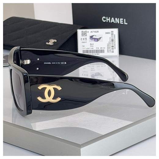 [홍콩명품.CHANEL] 샤넬 25SS 로고 연예인 여자 남자 안경 선글라스 (블랙), SG711, JX, 홍콩명품쇼핑몰,무브타임,사이트,쇼핑몰,해외직구,구매대행