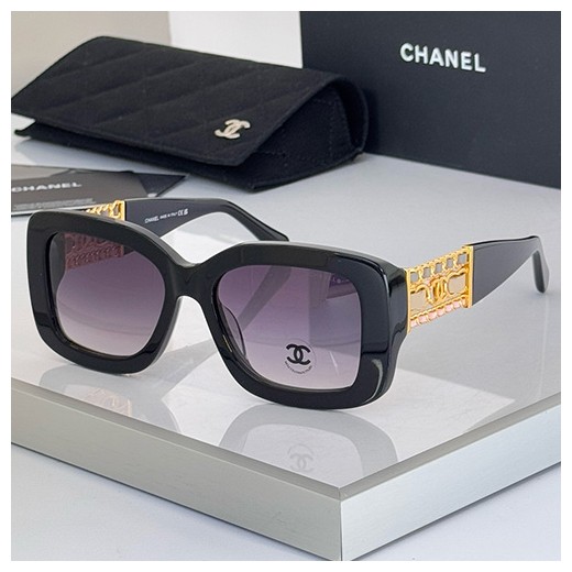 [홍콩명품.CHANEL] 샤넬 25SS 로고 연예인 여자 남자 안경 선글라스 (블랙-금장), SG712, JX, 홍콩명품쇼핑몰,무브타임,사이트,쇼핑몰,해외직구,구매대행
