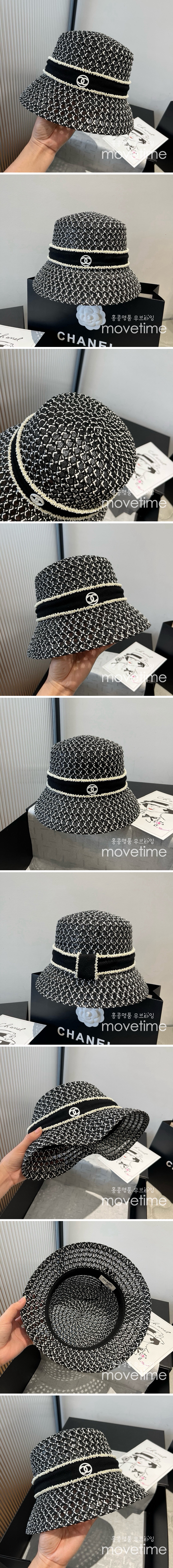 [홍콩명품.CHANEL] 샤넬 25SS 로고 패턴 벙거지 모자 (블랙), CA0387, MILAN, 홍콩명품쇼핑몰,인터넷명품,온라인명품사이트,남자명품,해외직구
