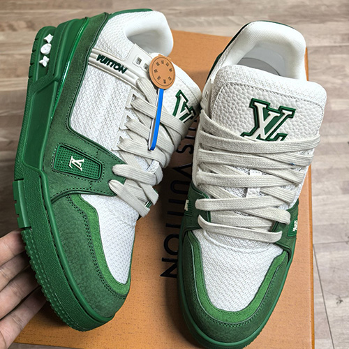 [홍콩명품.LOUIS VUITTON] 루이비통 25SS 로고 트레이너 스니커즈 운동화 1AHTL5, SE5364, ALW, 명품스니커즈,운동화,구두,로퍼,하이탑,신발