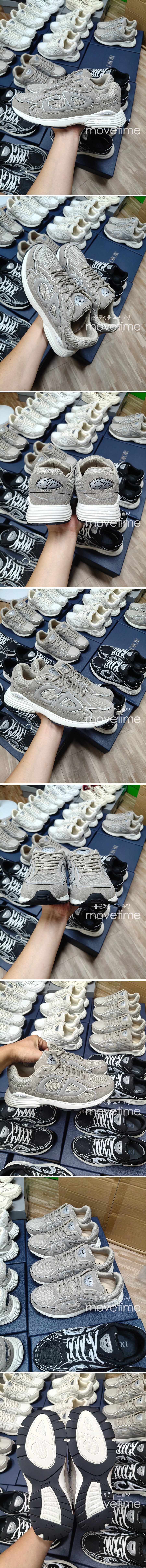 [홍콩명품,Christian Dior] 디올 25SS 로고 B30 스니커즈 운동화 (그레이), SE5380, ALW, 명품스니커즈,운동화,구두,로퍼,하이탑,신발