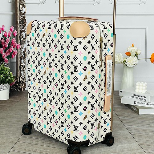[홍콩명품.LOUIS VUITTON] 루이비통 25SS 로고 모노그램 레더 호라이즌55 캐리어 (화이트), CR134, B4, 홍콩명품쇼핑몰,무브타임,악세사리,잡화,생활용품