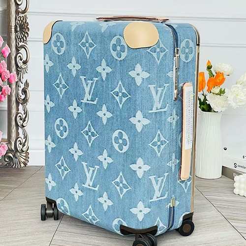 [홍콩명품.LOUIS VUITTON] 루이비통 25SS 로고 모노그램 데님 호라이즌55 캐리어 (스카이블루), CR137, B4, 홍콩명품쇼핑몰,무브타임,악세사리,잡화,생활용품