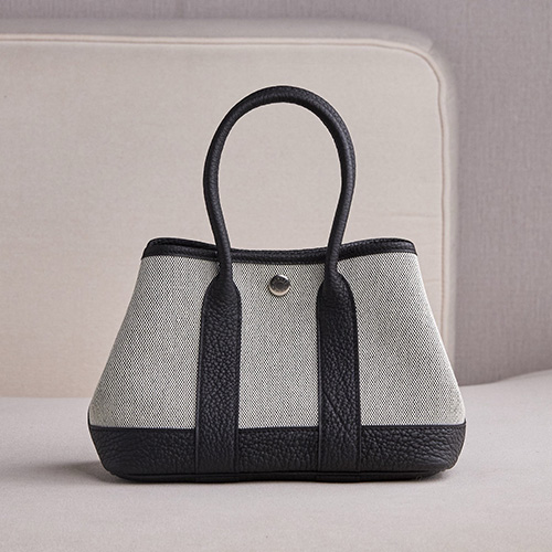 [홍콩명품.Hermes] 에르메스 25SS 로고 Garden Party Mini 토트백 핸드백 (그레이-블랙), BGM5061, BDA, 홍콩명품가방,명품쇼핑몰,크로스백,핸드백,구매대행