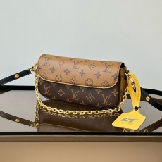 [홍콩명품.LOUIS VUITTON] 루이비통 25SS 로고 모노그램 리버스 캔버스 월릿 온 체인 아이비 M26587, BGM5076, BDA, 홍콩명품가방,명품쇼핑몰,크로스백,핸드백,구매대행