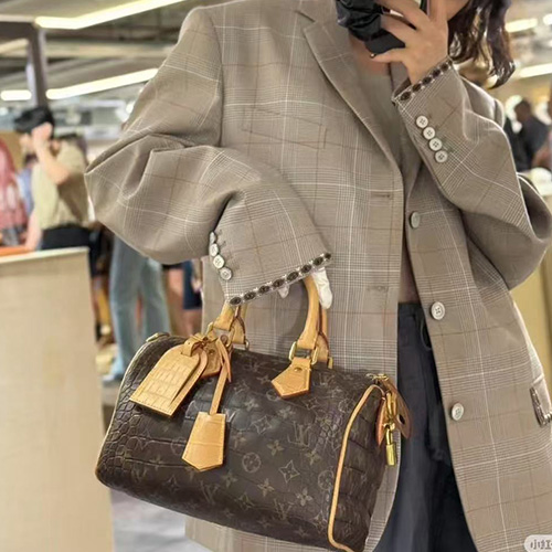 [홍콩명품.LOUIS VUITTON] 루이비통 25SS 로고 스피디 반둘리에 25 모노그램 다미에 남성 토트 크로스백 M24443, BGM5087, BDA, 홍콩명품가방,명품쇼핑몰,크로스백,핸드백,구매대행