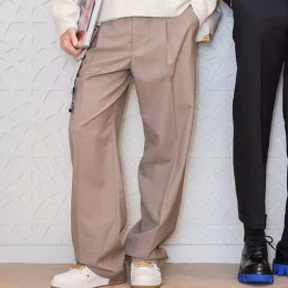 [홍콩명품.LOUIS VUITTON] 루이비통 25SS 로고 오버핏 팬츠 바지 (베이지), BM22094, KK, 레플리카의류,미러급사이트