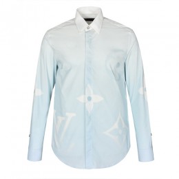 [홍콩명품.LOUIS VUITTON] 루이비통 25SS 로고 모노그램 남방 셔츠 (스카이블루), BM22101, JL, 레플리카의류,미러급사이트