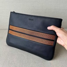 [홍콩명품.ZEGNA] 제냐 25SS 로고 레더 가죽 클러치백 (블랙), BGM5123, X2, 홍콩명품가방,명품쇼핑몰,크로스백,핸드백,구매대행