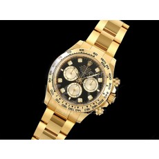 [홍콩명품시계.ROLEX] 로렉스 롤렉스 데이토나 옐로우골드 126508 크로노그래프 블랙 다이아몬드 다이얼