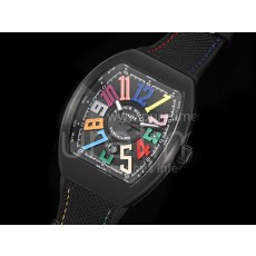 [홍콩명품시계.FRANCK MULLER] 프랑크뮬러 뱅가드 V45 PVD 블랙 케이스 컬러 마커