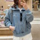 [홍콩명품.CHANEL] 샤넬 25SS 로고 여성 워싱 데님 봄버 자켓, BM22192, SS, 레플리카의류,미러급사이트