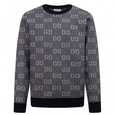 [홍콩명품.Gucci] 구찌 25SS 로고 GG수프림 캐시미어 니트 스웨터 (그레이), BM22257, S1F, 레플리카의류,미러급사이트