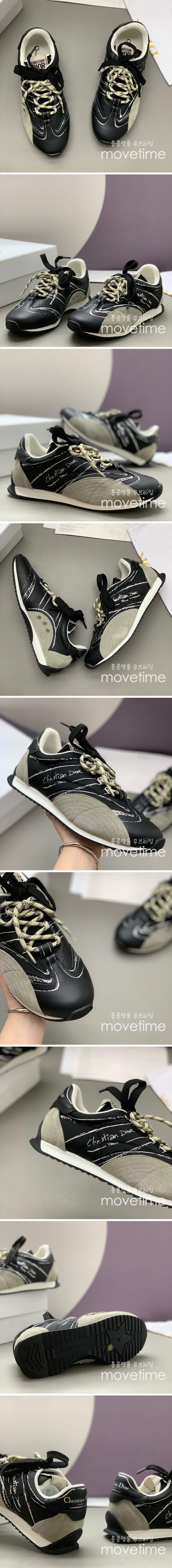 [홍콩명품,Christian Dior] 디올 25SS 로고 남여 스니커즈 운동화 (블랙), SE5462, PMD, 명품스니커즈,운동화,구두,로퍼,하이탑,신발