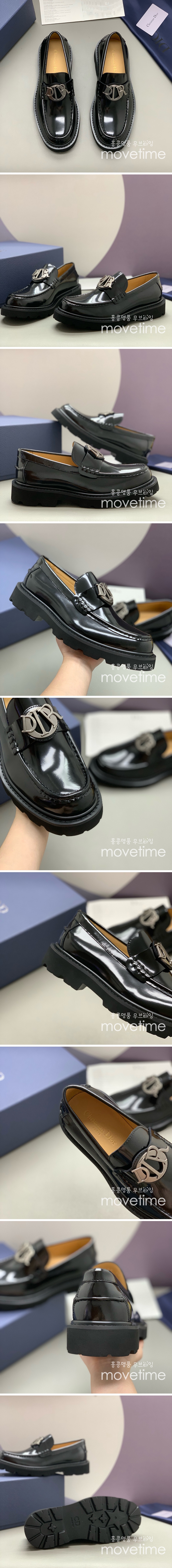 [홍콩명품,Christian Dior] 디올 25SS 로고 레더 가죽 구두 워커 (블랙), SE5463, PMD, 명품스니커즈,운동화,구두,로퍼,하이탑,신발