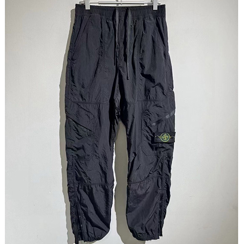 [홍콩명품.Stone Island] 스톤아일랜드 25SS 로고 탈부착 조거 팬츠 바지 (2컬러), BM22287, X2, 레플리카의류,미러급사이트