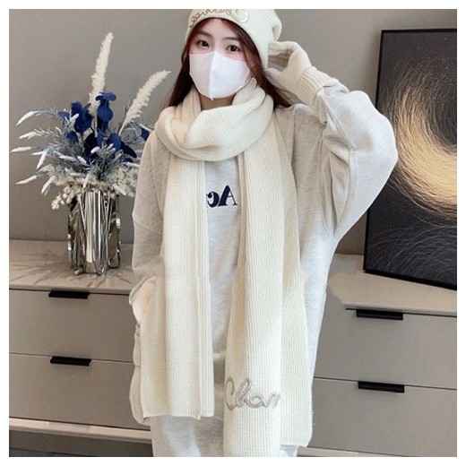 [홍콩명품.CHANEL] 샤넬 25SS 로고 186-38 캐시미어 스카프 머플러 (2컬러), ET3124, JX, 홍콩명품의류,구매대행,온라인명품