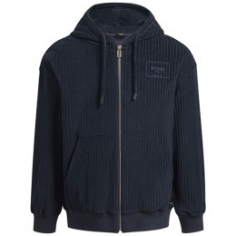 [홍콩명품,FENDI] 펜디 25SS 로고 후드 집업 자켓 (네이비), BM22322, KK, 레플리카의류,미러급사이트