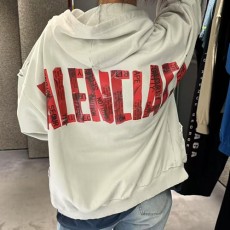 [홍콩명품.BALENCIAGA] 발렌시아가 25SS 로고 테이핑 프린트 후드 집업 자켓 (2컬러), BM22328, KK, 레플리카의류,미러급사이트