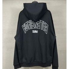 [홍콩명품.BALENCIAGA] 발렌시아가 25SS 로고 자수 후드 집업 자켓 (블랙), BM22354, KK, 레플리카의류,미러급사이트