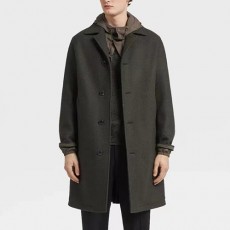 [홍콩명품.ZEGNA] 제냐 25SS 로고 2톤 후드 코트 자켓 (그레이), BM22369, SS, 레플리카의류,미러급사이트