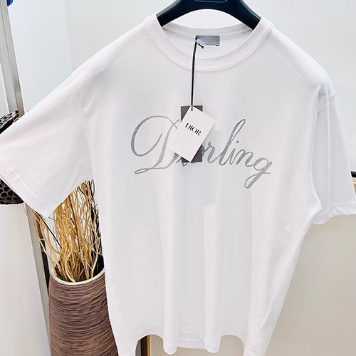 [홍콩명품,Christian Dior] 디올 25SS 로고 프린트 반팔 티셔츠 (2컬러), BM22392, YS, 레플리카의류,미러급사이트