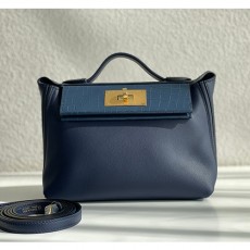 [홍콩명품.Hermes] 에르메스 25SS 로고 Mini 24 Kelly Touch 핸드백 (네이비-금장), BGM5202, 홍콩명품가방,명품쇼핑몰,크로스백,핸드백,구매대행