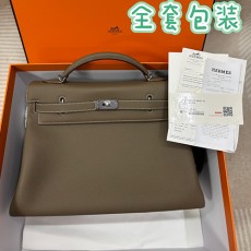 [홍콩명품.Hermes] 에르메스 25SS 로고 Kelly 42 토트백 핸드백 (브라운-은장), BGM5212, 홍콩명품가방,명품쇼핑몰,크로스백,핸드백,구매대행