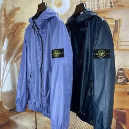 [홍콩명품.Stone Island] 스톤아일랜드 25SS 로고 탈부착 후드 바람막이 자켓 (2컬러), BM22398, ST1, 레플리카의류,미러급사이트