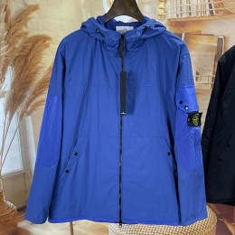 [홍콩명품.Stone Island] 스톤아일랜드 25SS 로고 탈부착 후드 바람막이 자켓 (2컬러), BM22400, ST1, 레플리카의류,미러급사이트