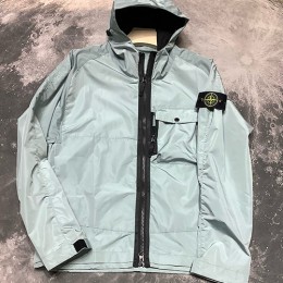 [홍콩명품.Stone Island] 스톤아일랜드 25SS 로고 탈부착 후드 바람막이 자켓 (2컬러), BM22402, ST1, 레플리카의류,미러급사이트