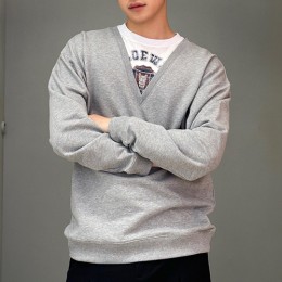 [홍콩명품.LOEWE] 로에베 25SS 로고 2톤 맨투맨 티셔츠 (2컬러), BM22419, KB, 레플리카의류,미러급사이트