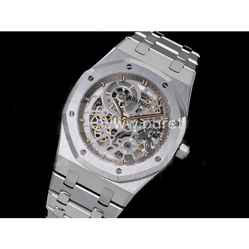 [홍콩명품시계.AUDEMARS PIGUET] 오데마피게 로얄오크 16204 스테인레스 스틸 스켈레톤 다이얼