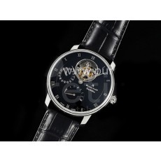 [홍콩명품시계. BLANCPAIN] 블랑팡 빌레레 파워리저브 투어빌론 블랙 다이얼