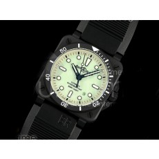 [홍콩명품시계. Bell&Ross] 벨앤로스 BR03-92 블랙 세라믹 티파니 블루 다이얼