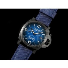 [홍콩명품시계.PANERAI] 파네라이 팸2319 루미너 마리나 DLC 코팅 블루 다이얼