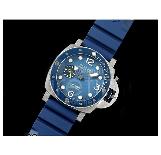 [홍콩명품시계.PANERAI] 파네라이 팸01676 Submersible QuarantaQuattro Mike Horn 블루 다이얼