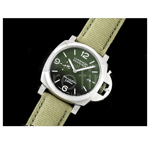 [홍콩명품시계.PANERAI] 파네라이 팸1356 루미너 마리너 esteel 그린 다이얼