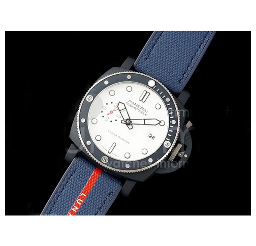 [홍콩명품시계.PANERAI] 파네라이 팸1543 Submersible 44mm 화이트 다이얼