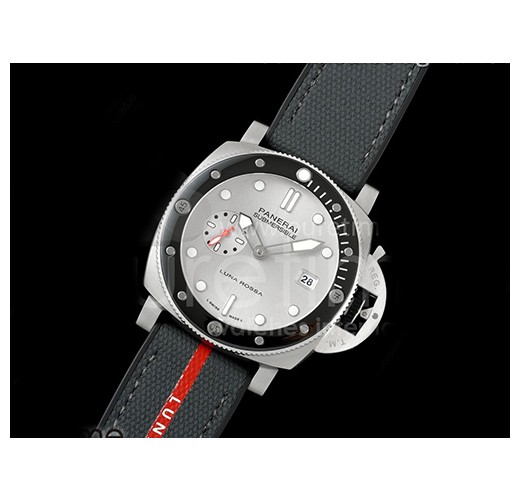 [홍콩명품시계.PANERAI] 파네라이 팸1681 Luna Rossa Submersible 그레이 다이얼