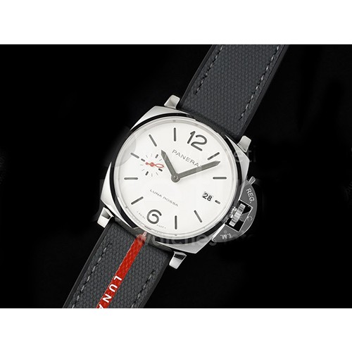 [홍콩명품시계.PANERAI] 파네라이 팸1381 Luminor Due Luna Rossa 42mm 화이트 다이얼