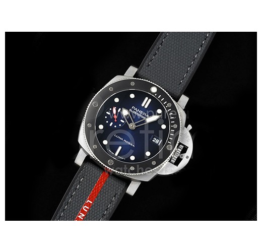 [홍콩명품시계.PANERAI] 파네라이 팸1565 Submersible Luna Rossa 42mm 블루 다이얼