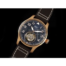 [홍콩명품시계.IWC] 아이더블유씨 빅파일럿 43mm 로즈골드 블루 다이얼