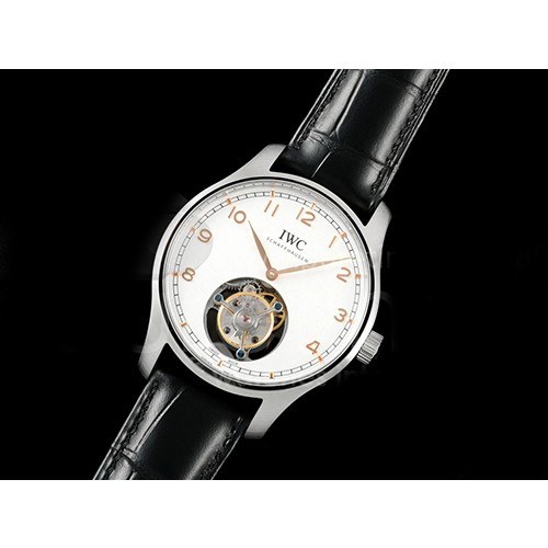 [홍콩명품시계.IWC] 아이더블유씨 포르투기스 투어빌론 화이트/로즈골드 다이얼